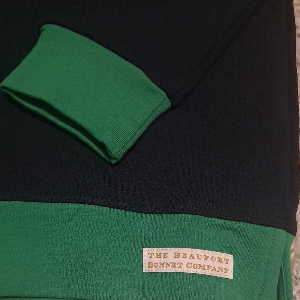 The Beaufort Bonnet Company Navy and Green Polo Shirt - Picture 4 of 6